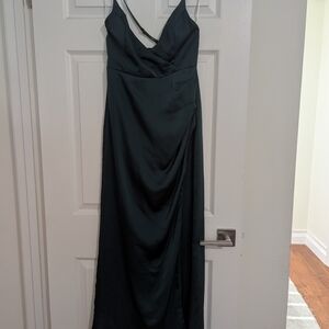 Elegant Green Evening Dress